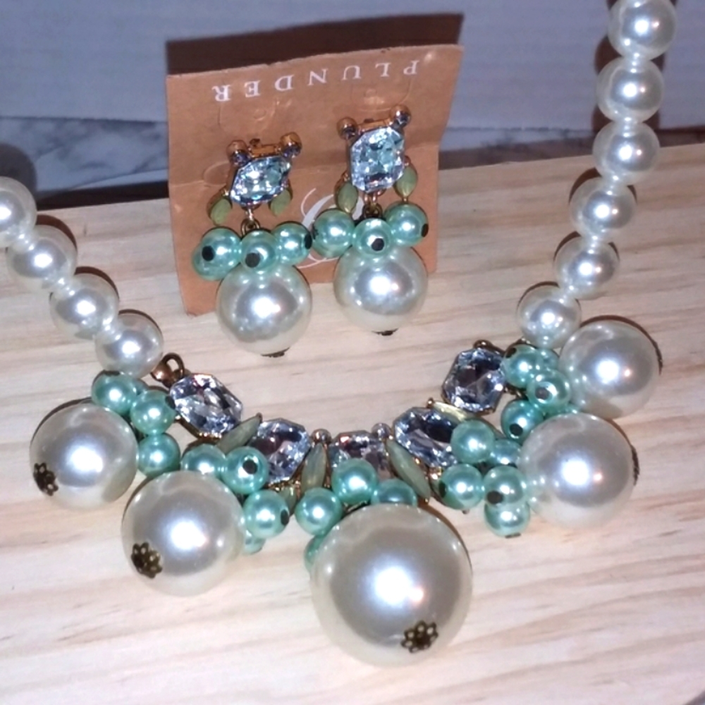 Matching Necklace & Earring Set - Picture 3 of 10